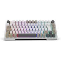 INCA IKG-455 EMPOUSA GASKET HOT SWAP POSH TRİ-MODE MAKRO RGB MEKANIK GAMING KLAVYE-BEYAZ kablosuz ve kablolu kulanma özl